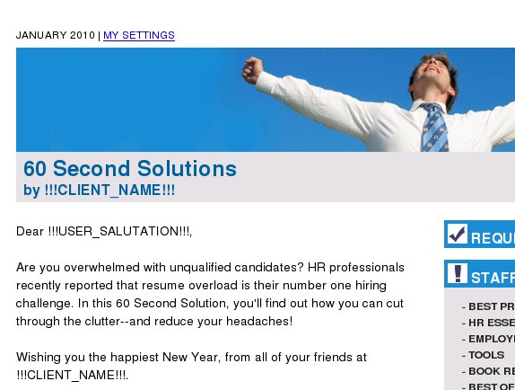 60 Second Solutions: Reducing resume overload